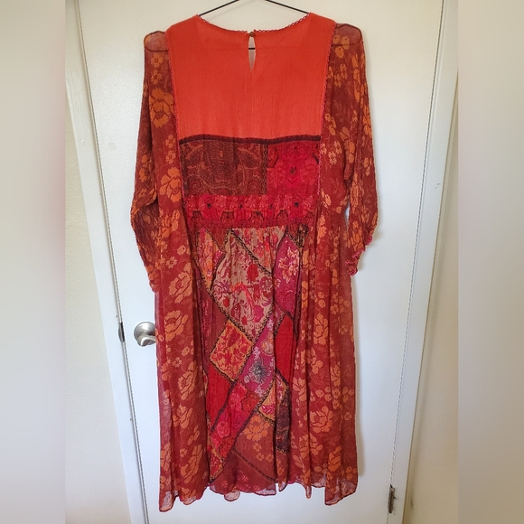 SOFT SURROUNDINGS Floral Boho Long Midi Dress XL - Picture 15 of 15